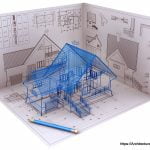 3D Isometric View the Residential House on Architect Drawing - Architecture GOLN [ en.architecture.gurukul.edu.bd ]