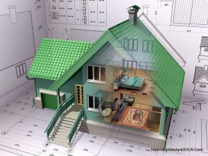 3D Isometric View the Residential House on Architect Drawing - Architecture GOLN [ en.architecture.gurukul.edu.bd ]
