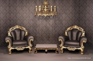 3D Luxury Interior - Architecture GOLN [ en.architecture.gurukul.edu.bd ]