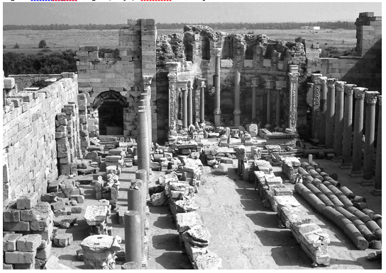 Figure 9.15 Lepcis Magna (Libya), Severan basilica, c. ad 216